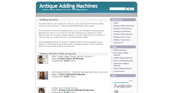 Desktop Screenshot of antiqueofficemachines.com